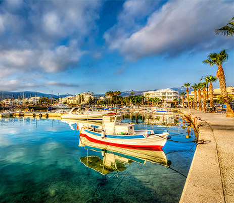 Kos Town And Harbour